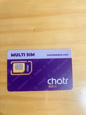 Chatr Mobile Multi SIM Card - Purple
